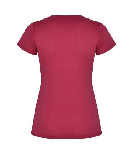 T-shirt montecarlo femme rouge vif Roly