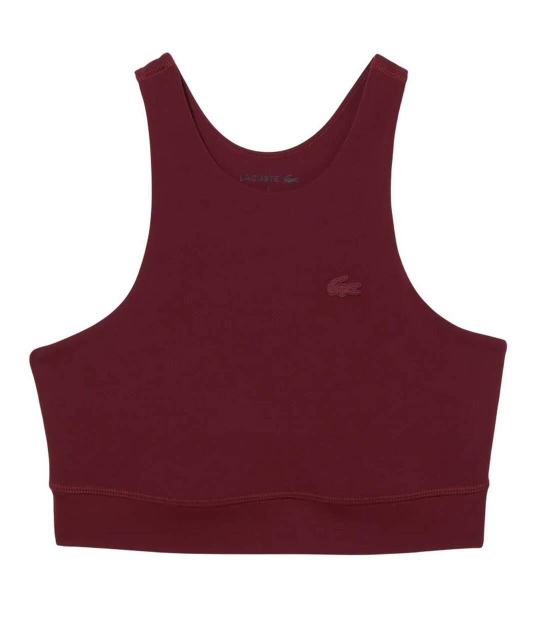 Brassière de sport femme bordeaux Lacoste-1