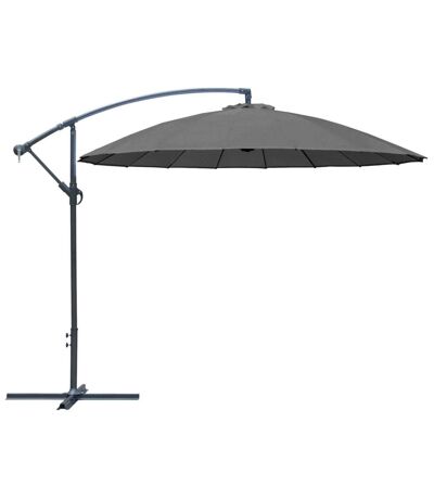 Parasol déporté en aluminium et fibre de verre 3m Pagode