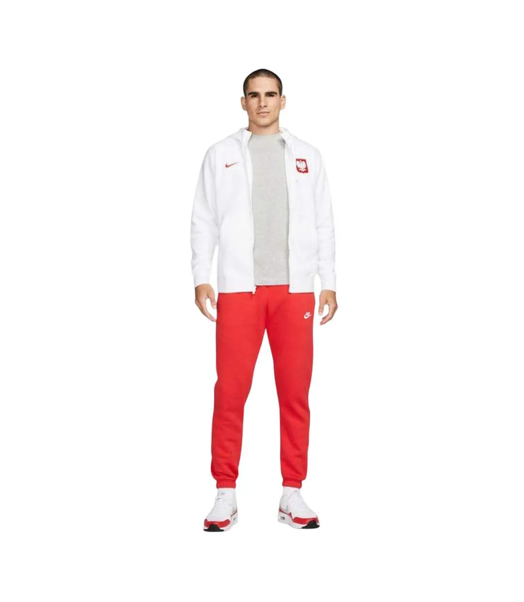 Veste À Capuche Homme Blanc Poland-1