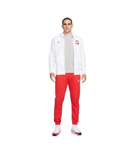Veste À Capuche Homme Blanc Poland