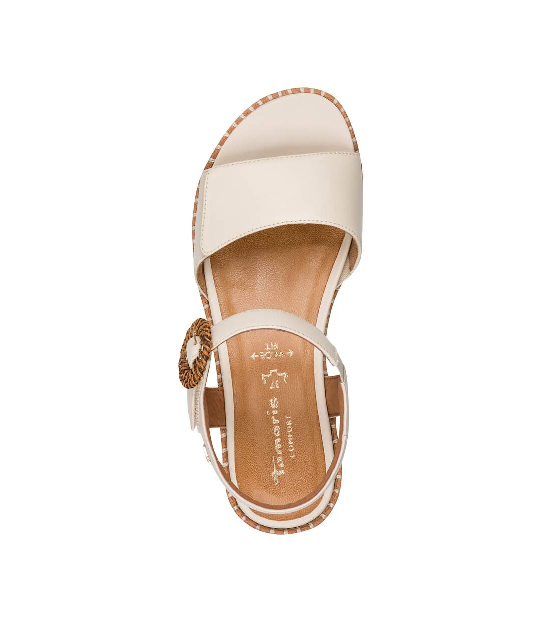 Sandales Cuir Compensé Tamaris Comfort-5