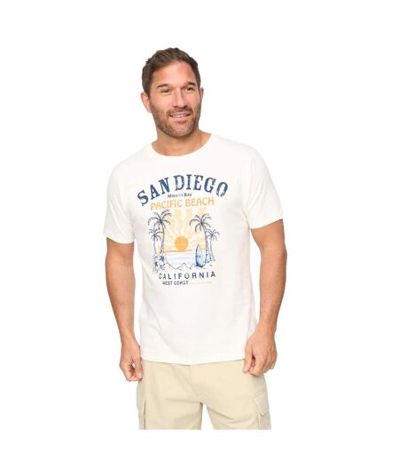 T-shirt Sandico Homme Blanc Cassé Bewley & Ritch