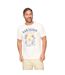T-shirt Sandico Homme Blanc Cassé Bewley & Ritch-2