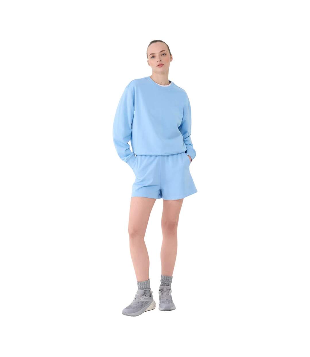 Womens/ladies Wmm00tswsf1765 Sweatshirt Blue 4F-4