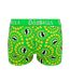 Womens/ladies sour cream pringles boxer shorts green/yellow OddBalls