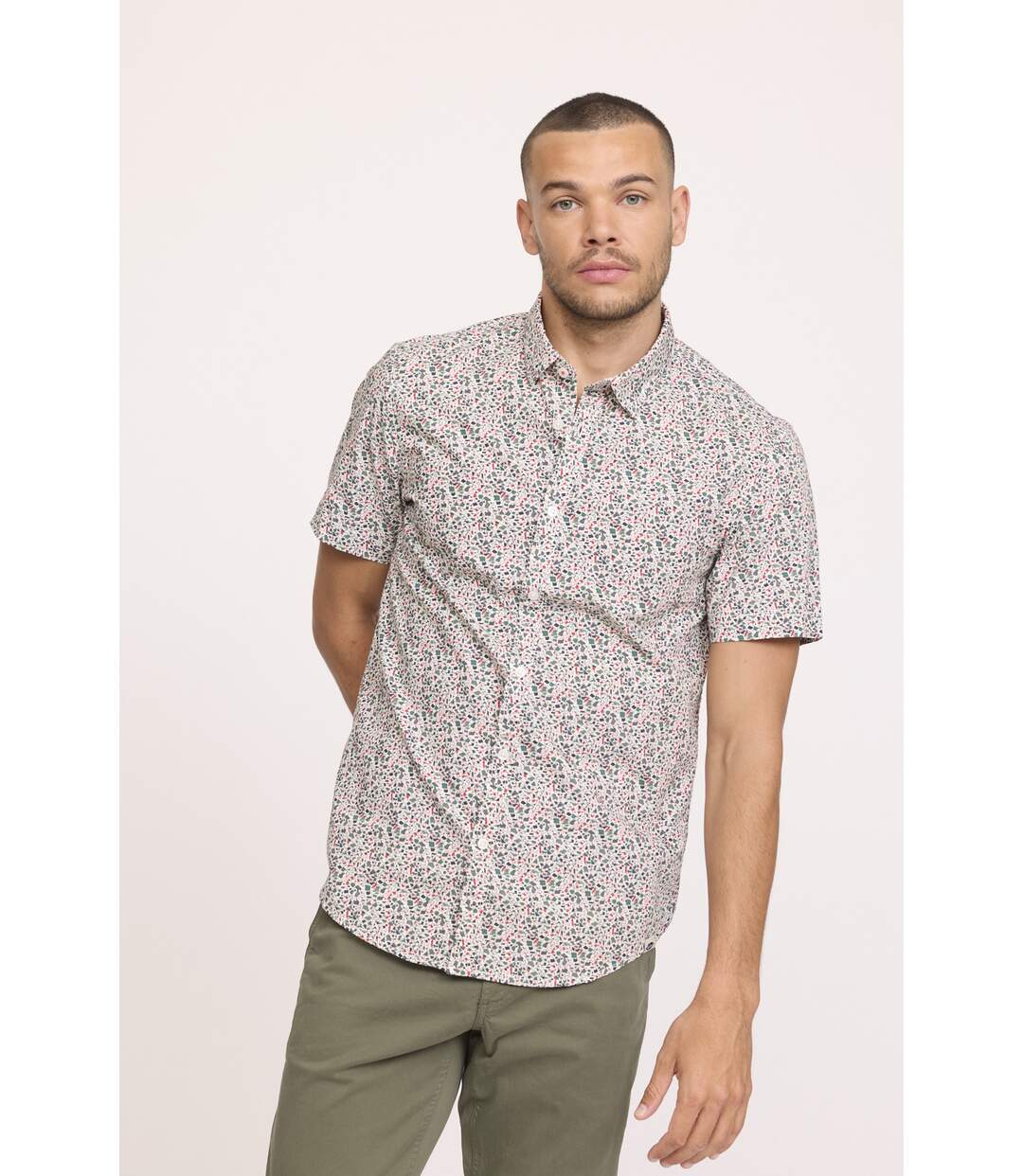Chemise manches courtes coton regular DOMIL-2