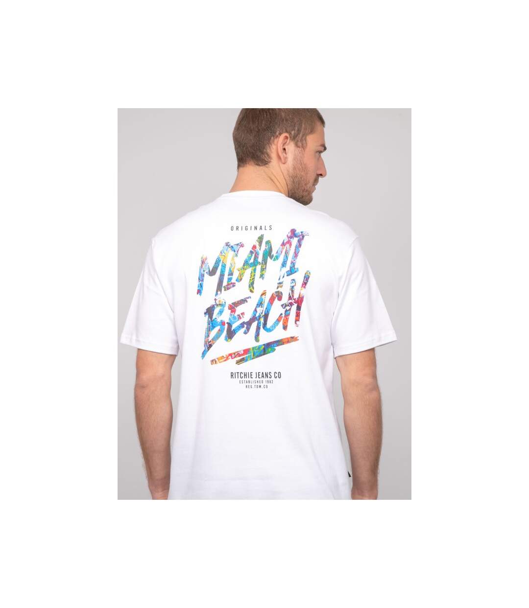 T-shirt oversize coton motifs NASCADE-3