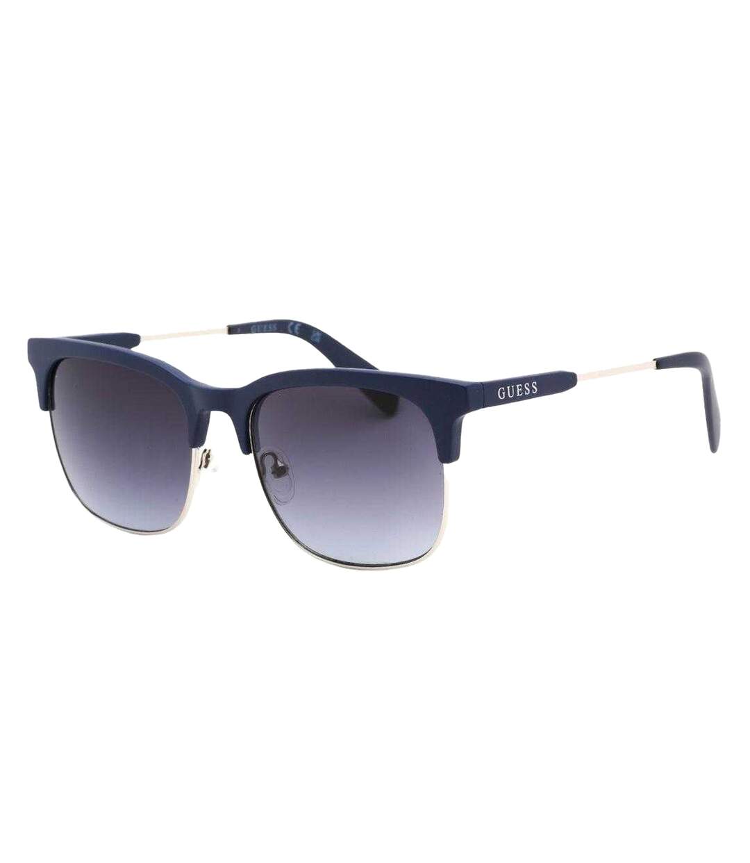 Lunettes De Soleil Motif/style Dégradé Homme Taille Unique Bleu Guess-1