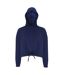 Sweat À Capuche Femme Bleu Marine TriDri-1