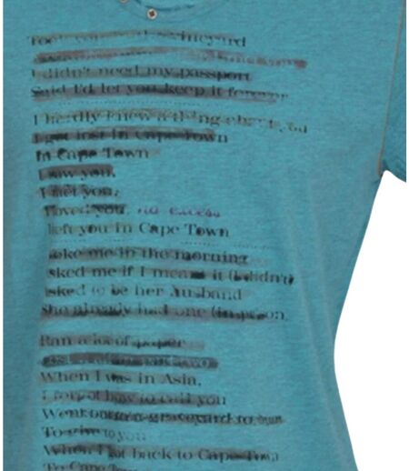 Tee-shirt homme bleu ciel - manches courtes - col rond - Elégant et confortable