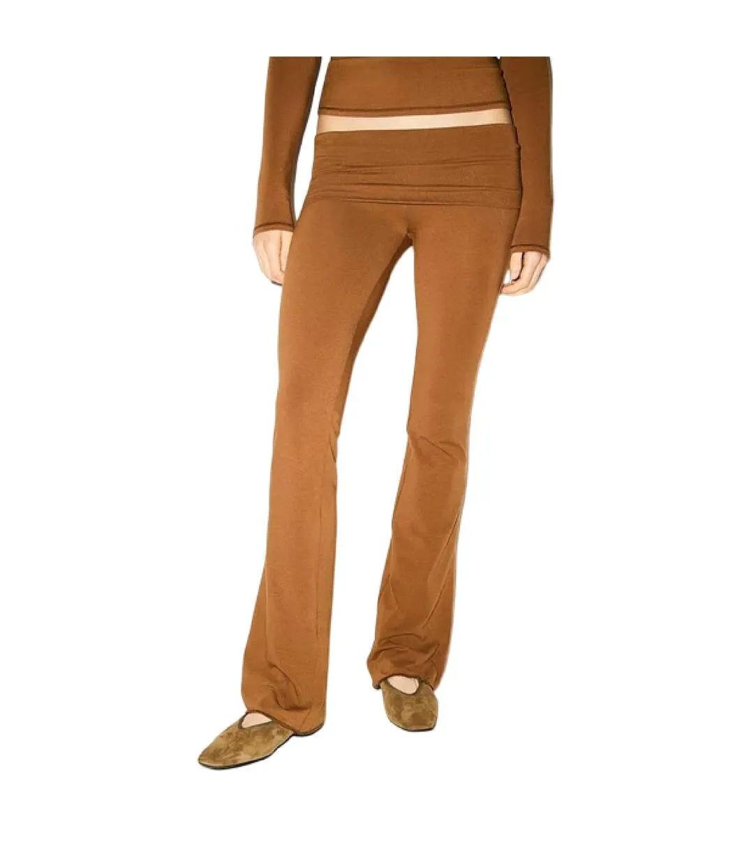 Pantalon Femme Beige Skims-4