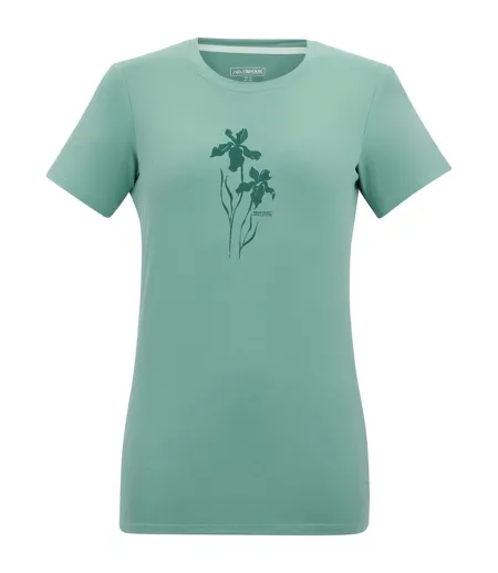 Womens/ladies Fingal Flowers Stretch T-shirt Ivy Moss Regatta