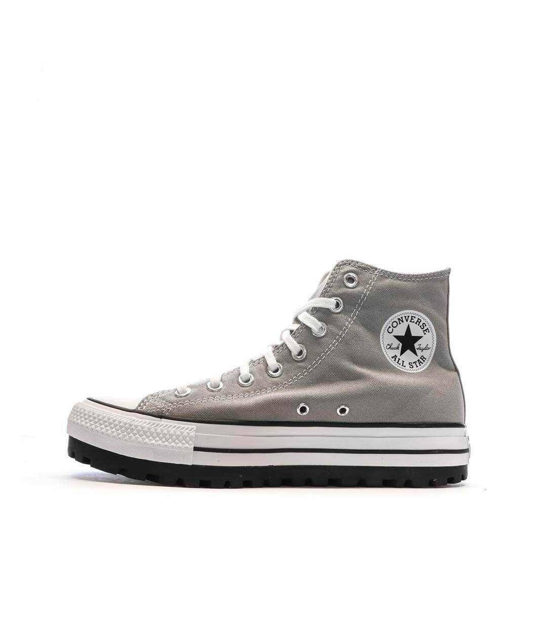 Baskets grises homme converse chuck taylor all star city-1