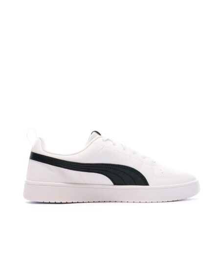Baskets blanches/noir homme puma rickie