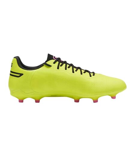 Chaussures De Foot Pour Terrain Ferme King Pro Homme Jaune Puma