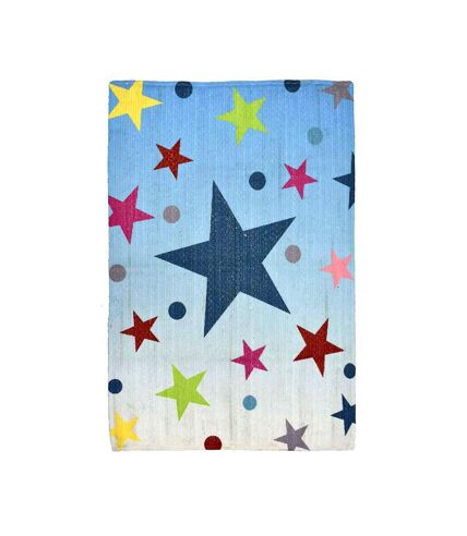 Tapis enfant tissé main ETOILE REVERSIBLE Care&Fair