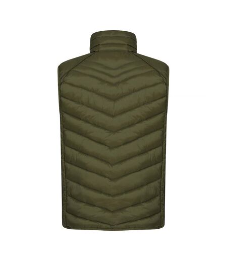 Veste Sans Manches Idaho Homme Vert Kaki Clique
