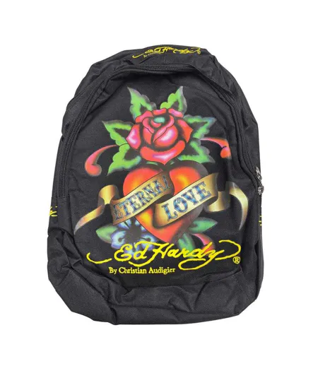 Eternal Love Backpack One Size Black Ed Hardy