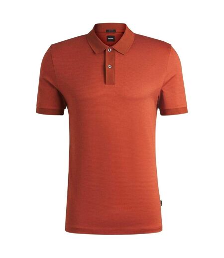 Polo Parlay Homme Orange Foncé Boss
