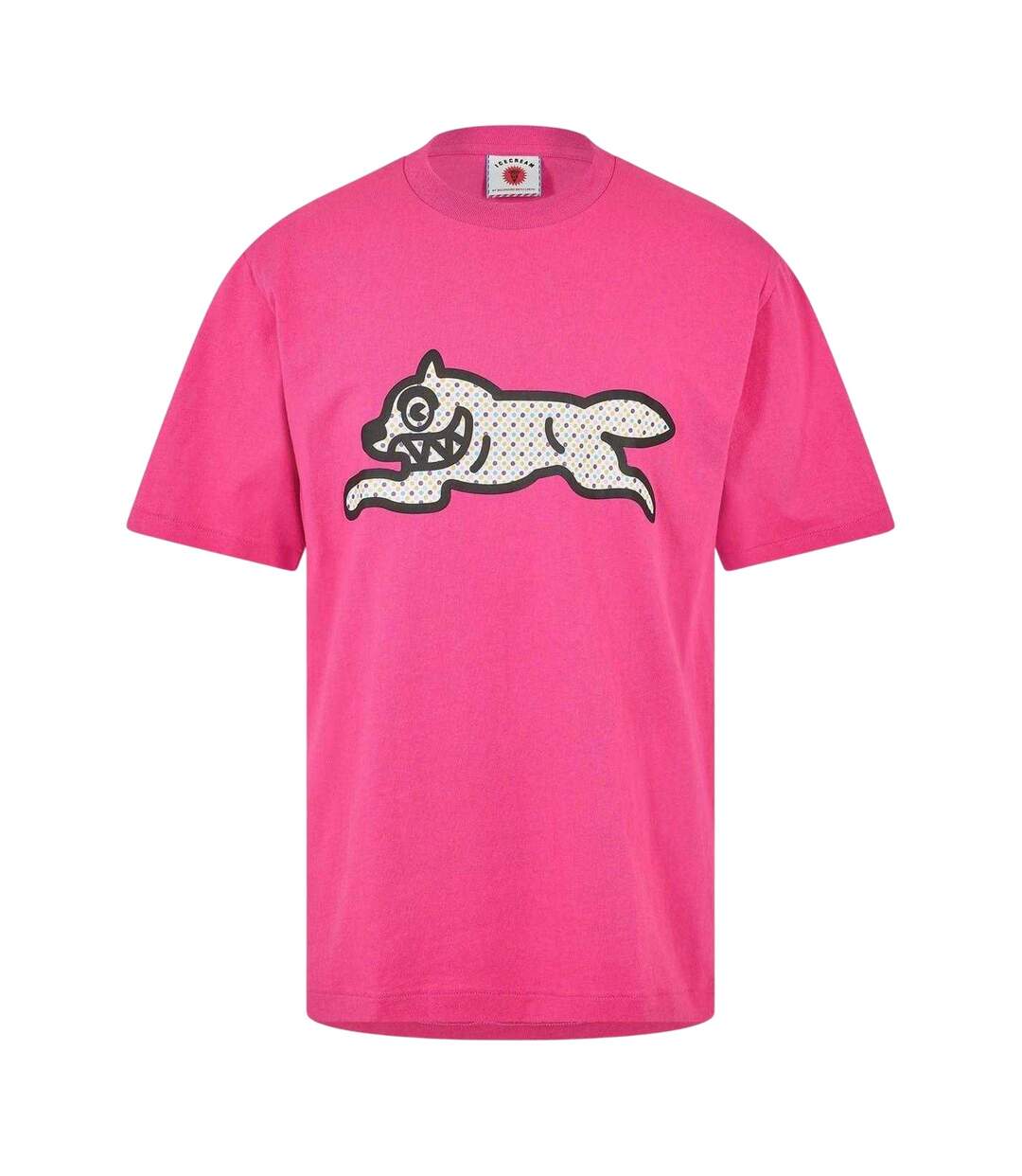 T-shirt Motif/style Chien Homme Rose ICECREAM-1