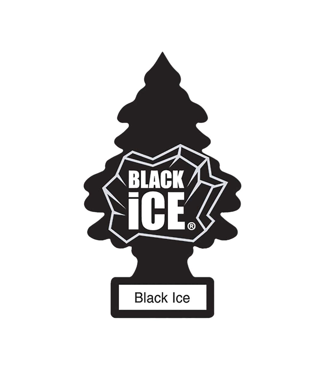 Little trees traditional air freshener black ice black Saxon Automotive