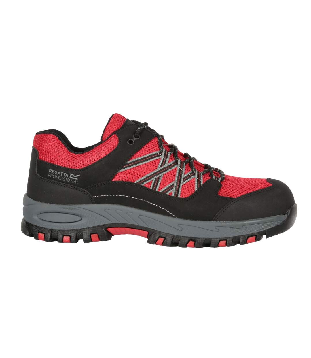 Mens sandstone safety trainers red/black Regatta-3