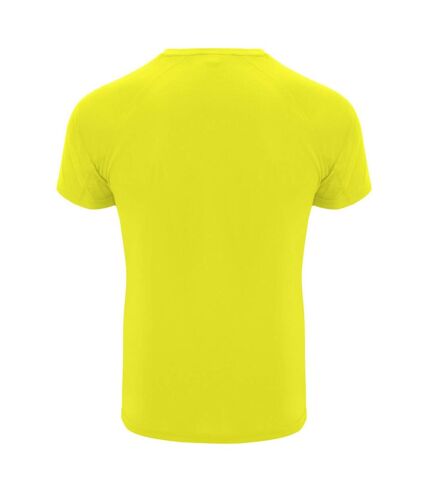 Roly Mens Bahrain Short-Sleeved Sports T-Shirt (Fluorescent Yellow) - UTPF4339