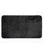Tapis Uni en Flanelle Flanou 60x110cm Noir-1