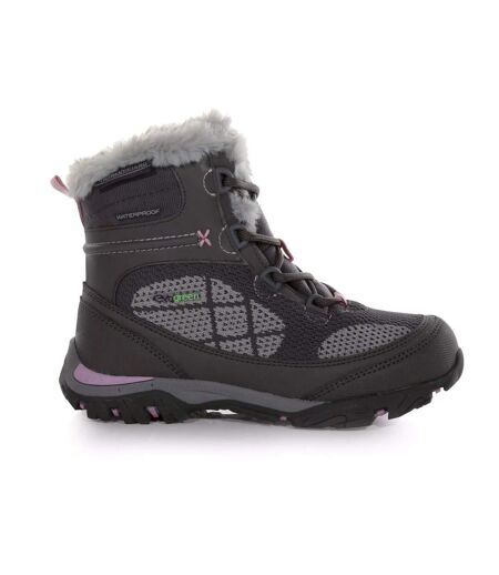 Childrens/kids Hawthorn Evo Walking Boots Granite Fragrant Lilac Regatta