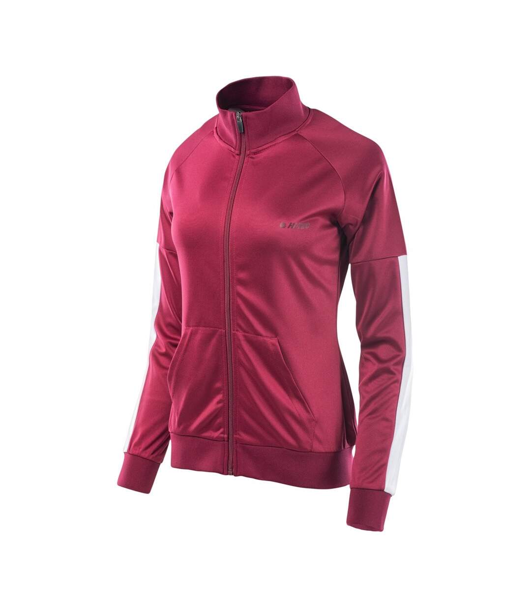 Veste Delian Femme Betterave Rouge Blanc Hi-Tec-4