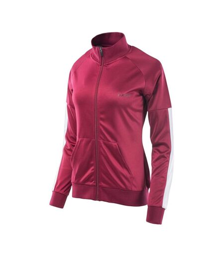 Veste Delian Femme Betterave Rouge Blanc Hi-Tec