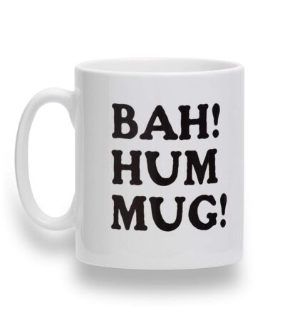 Christmas Shop Christmas Mug (6 Designs) (Bah Hum Mug) (One size) - UTRW3750