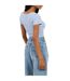 Haut Court Femme Bleu Glacier Brave Soul-3