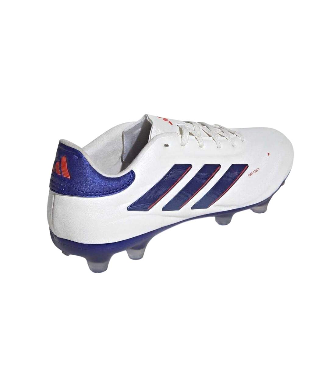 Mens Copa Pure 2 Elite Leather Firm Ground Football Boots White Blue Adidas-2