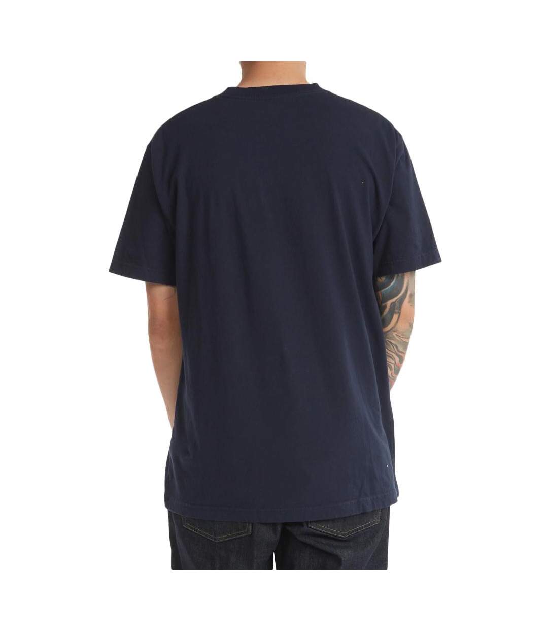 T-Shirt marine homme dc shoes pilot-2