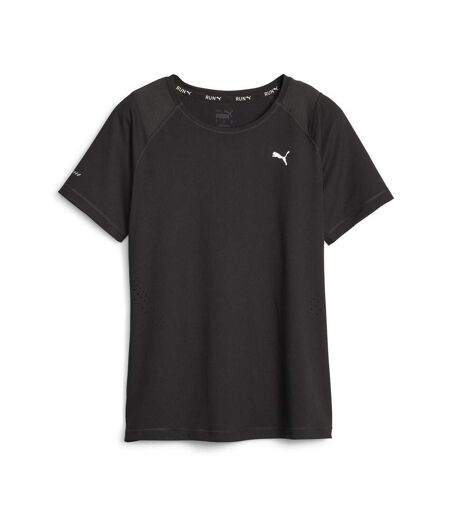 T-shirt Noir Femme Puma Run Cloudspun - L