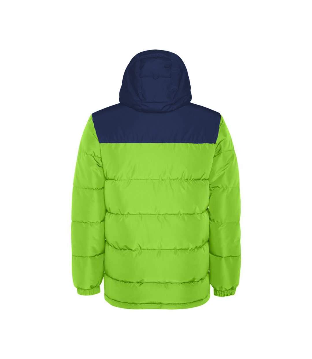 Unisex Adult Tallin Insulated Jacket Lime Navy Blue Roly-2