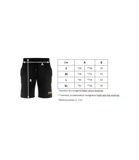 Short Homme Noir Masters