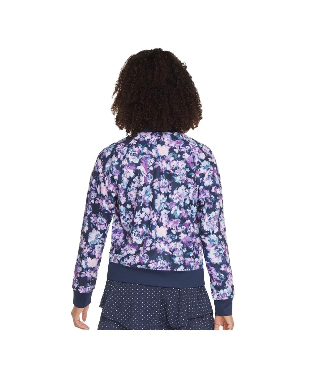 Womens/ladies misty floral reversible jacket blue/lavender Skechers-2