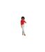 T-shirt Motif/style Logo Rogné Femme Rouge Primaire Tommy Hilfiger-1
