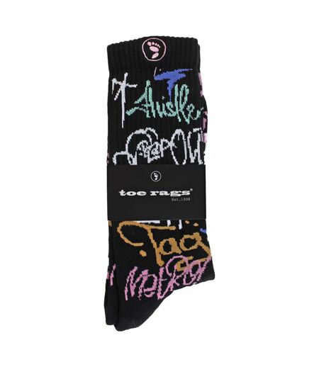 Mens Crew Socks with Street Graffiti