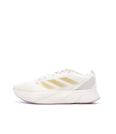 Chaussures de running blanches/dorés femme adidas duramo sl