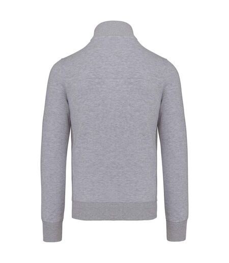 Kariban Mens Full Zip Fleece Jacket (Oxford Grey)