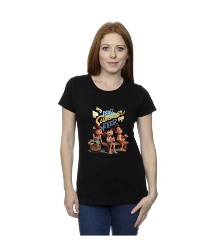 Disney T-shirt en coton Luca Best Summer Ever Womens/Ladies (Noir) - UTBI26235
