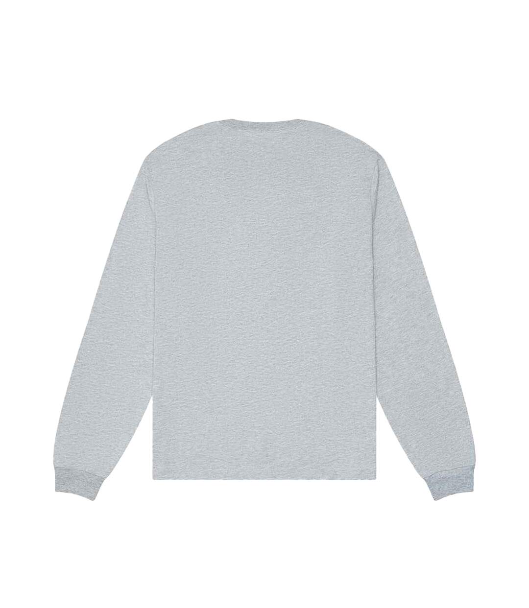 T-shirt Manches Longues Adulte Gris Clair Chiné Bella + Canvas-3