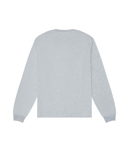 T-shirt Manches Longues Adulte Gris Clair Chiné Bella + Canvas
