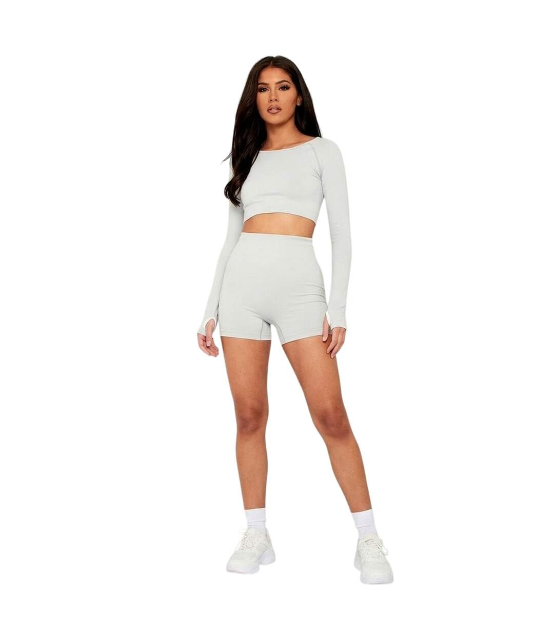 Short Sport Femme Kaki Missy Empire-1