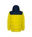 Veste Isolée Tallin Adulte Jaune Bleu Marine Foncé Roly-2