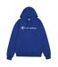 Sweat À Capuche Motif/style Logo Brodé Homme Bleu Champion-2